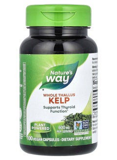 Kelp Whole Thallus 600 mg 100 Vegan Capsules