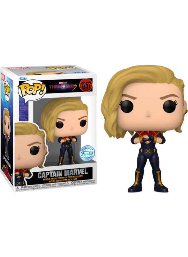 Funko Pop! Super Heroes : Marvel - The Marvels - Captain Marvel (Exc) - Image 2