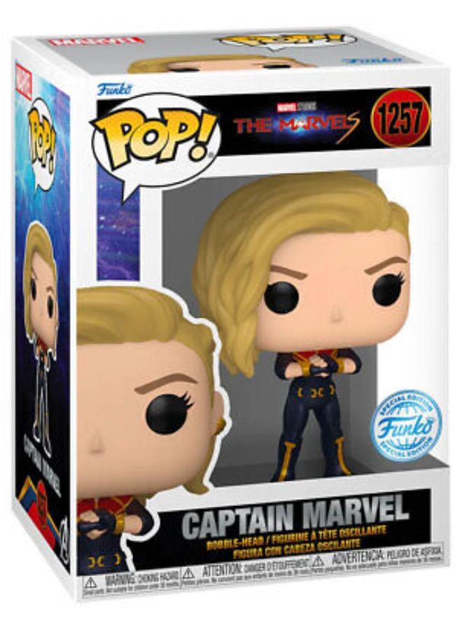 Funko Pop! Super Heroes : Marvel - The Marvels - Captain Marvel (Exc) - Image 3
