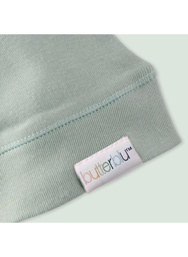 Butterblu Charlie 10-Pack Caps 100% Organic Cotton Beanie Hats for Newborn and Baby Girls, Boys, Unisex​, Sunny Pink Rainbow, 0-6 Months - Image 2