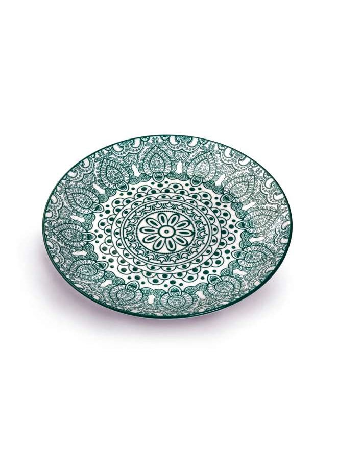 Arabesque Green Round Plate 8 Inch - pzsku/Z36160DBA369A7FD008FDZ/45/_/1678342252/c22d95f2-c86d-4040-955e-7bc3ec867787