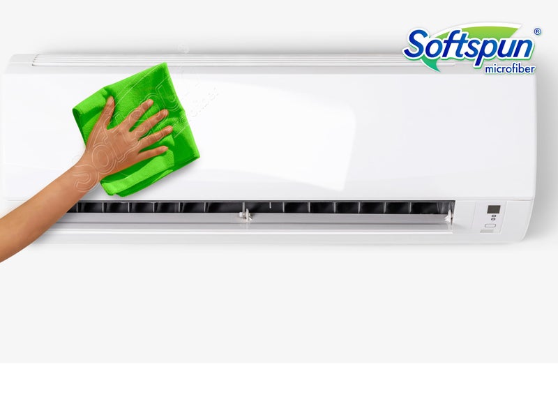 SOFTSPUN Microfiber Cloth - 4 pcs - 30 x 40 cms - 340 GSM - Multi Colour - Super Soft Absorbent Cleaning Towels Cleans & Polishes Everything in Your Home.… - Image 3
