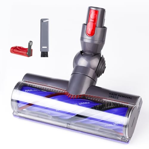 keluke Quick-Release Motorhead Cleaner Compatible with Dyson V7,V8, Cyclone V10,V11,V15 Cordless Vacuum Cleaners, Vacuum Attachments, Upgrade Anti-Tangle Head Suitable for Carpets & Rugs - Image 1