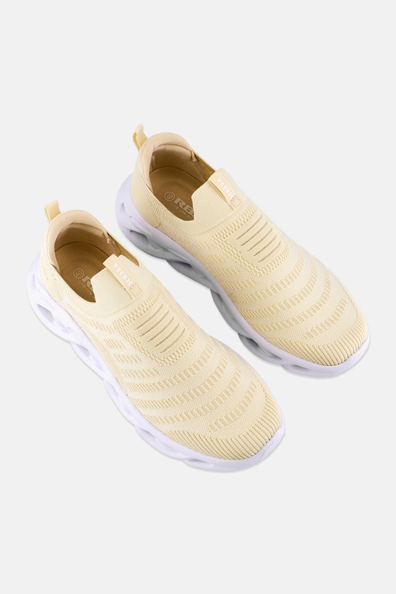 RBX Women Slip On Hiking Shoes, Beige - Image 4