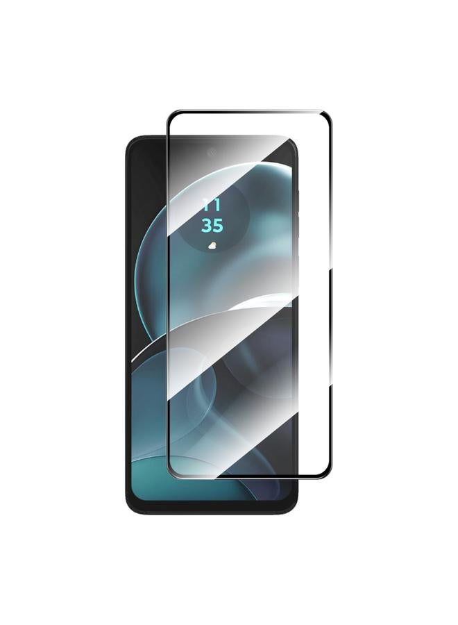 إيروريكس لهاتف موتورولا موتو جي 14، غشاء زجاجي مقوى من الألومنيوم والسيليكون عالي الجودة بالغراء الكامل - Image 1