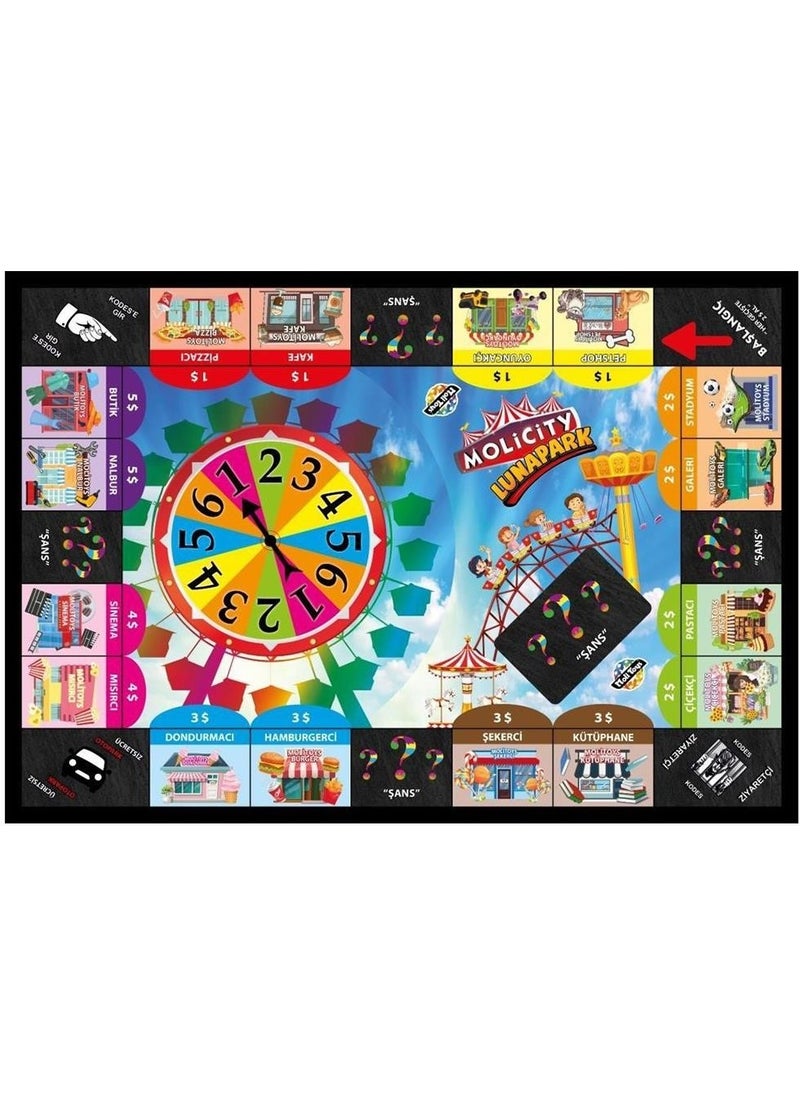 Moli Toys Molicity Amusement Park Real Estate Trading Game 5+  - Image 1