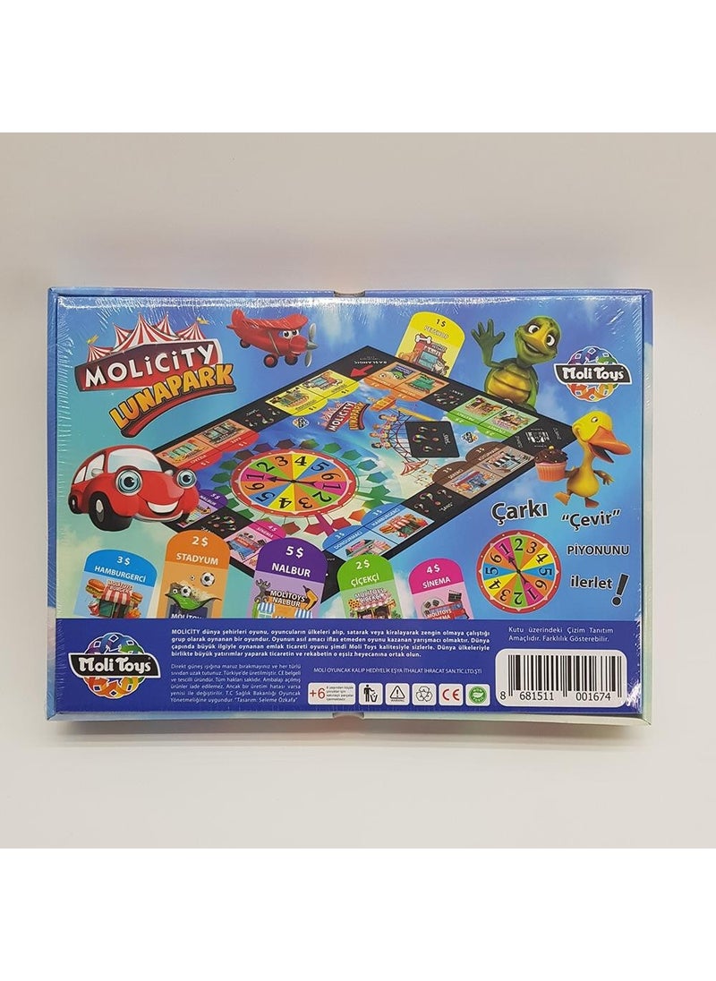 Moli Toys Molicity Amusement Park Real Estate Trading Game 5+  - Image 4