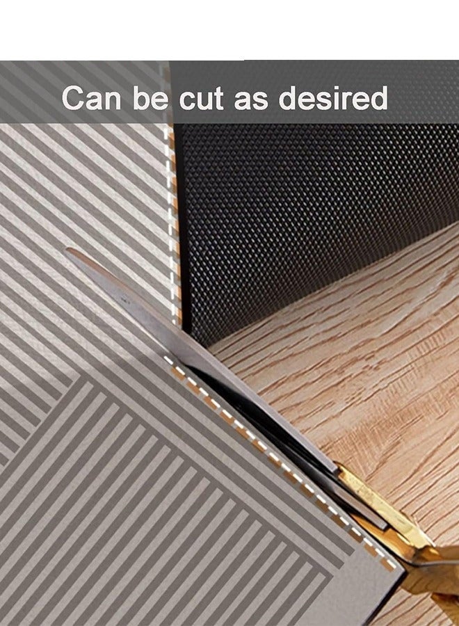 كيلا طقم سجاد حمام ماص مكون من 3 قطع، سجادة حمام سريعة الجفاف، سجادة حمام سحرية من السيليكون، سجادة أرضية مانعة للانزلاق، ظهر مطاطي للحمام والمطبخ وحوض الاستحمام (50×55+40×80+40×60 سم، رمادي) - Image 5