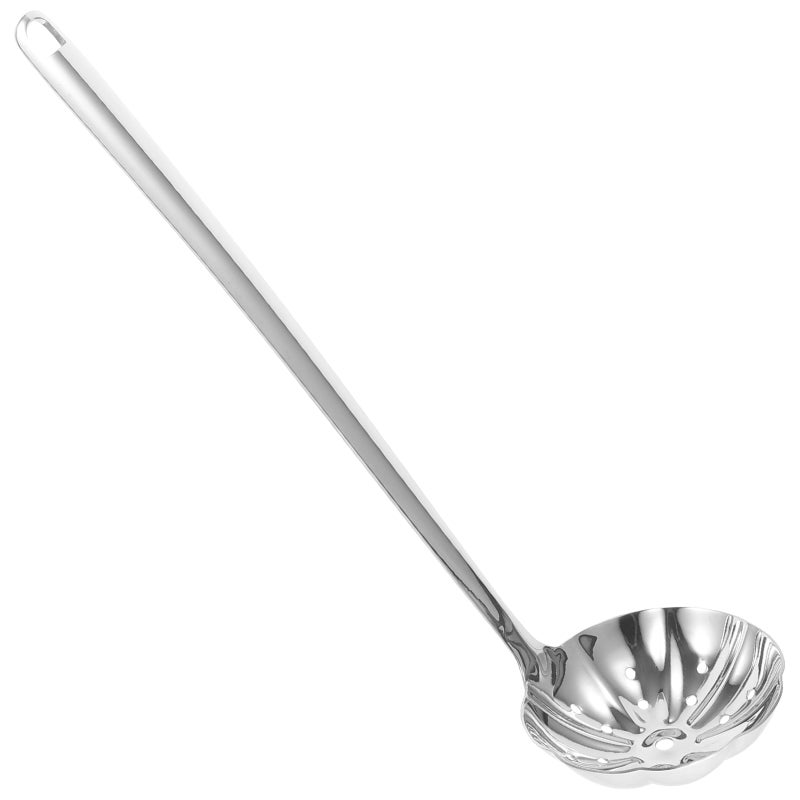 🍳 ملعقة إزالة شوائب الزيت من الفولاذ المقاوم للصدأ أداة تقديم طعام صحية ومتينة - Image 1