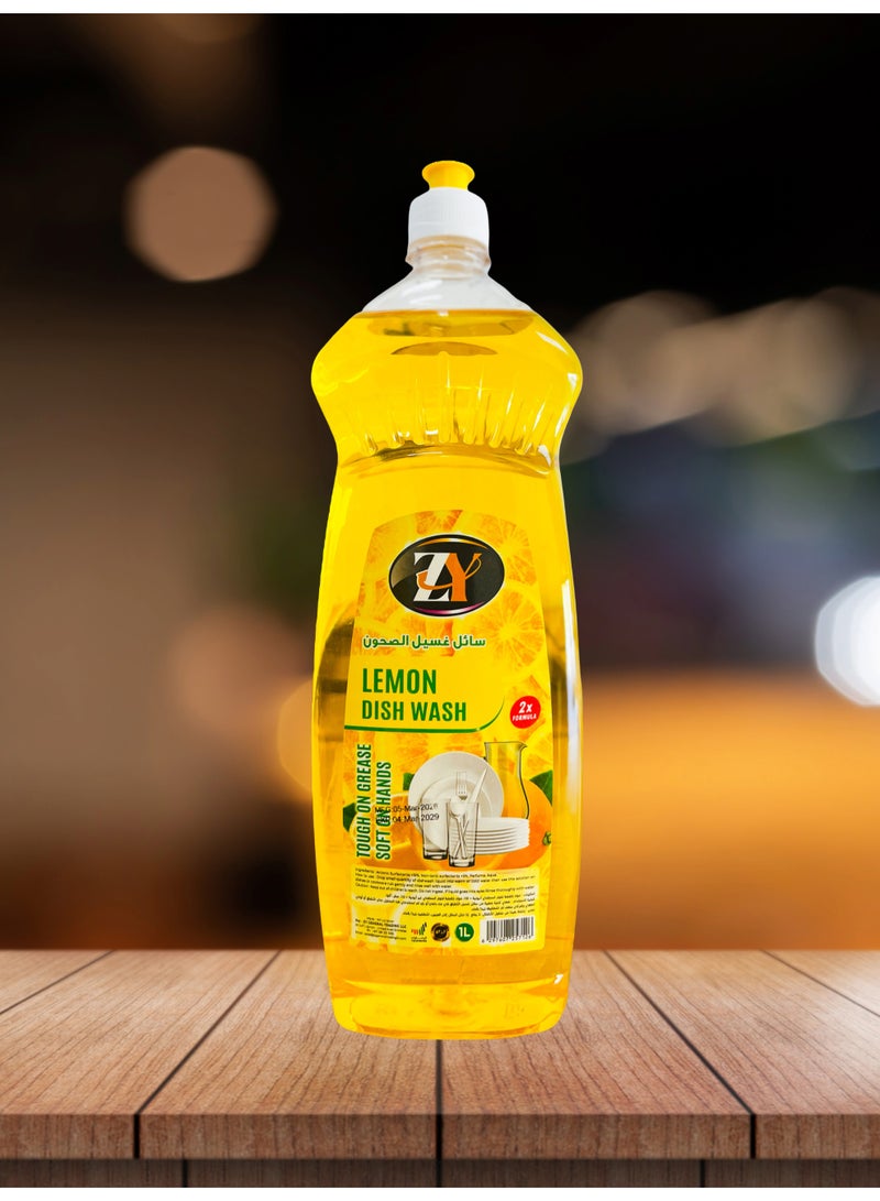 ZY Lemon Wash Liquid – Tough on Grease, Soft on Hands – 1L