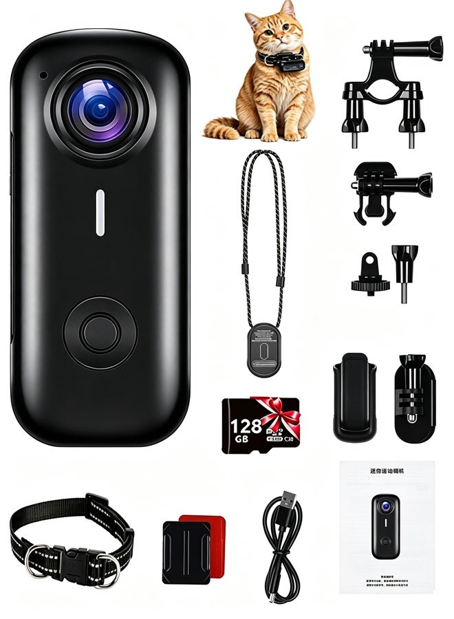 سان باث Sunbath Mini Body Camera Action Cam 128GB