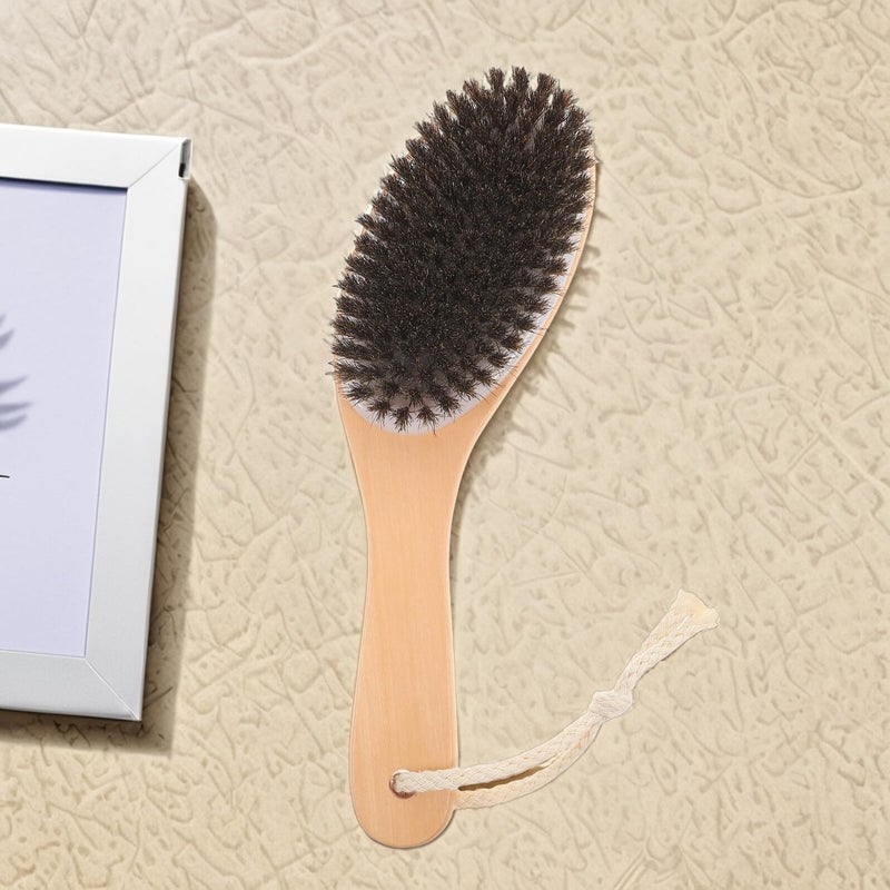 Wooden Livestock Grooming Brush For Shedding And Cleaning Suitable For Equine And Stable Use - Image 5