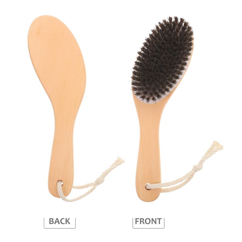 Wooden Livestock Grooming Brush For Shedding And Cleaning Suitable For Equine And Stable Use - Image 4