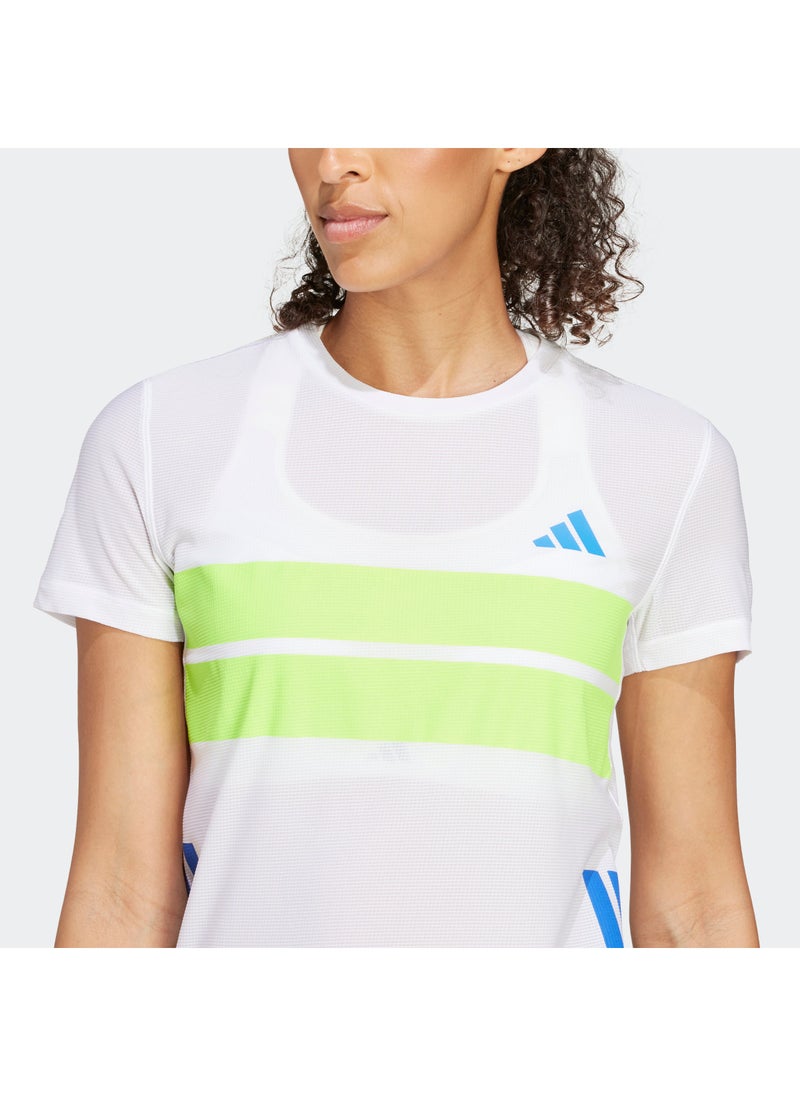 Adidas Adizero Retro Running T-Shirt - Image 3