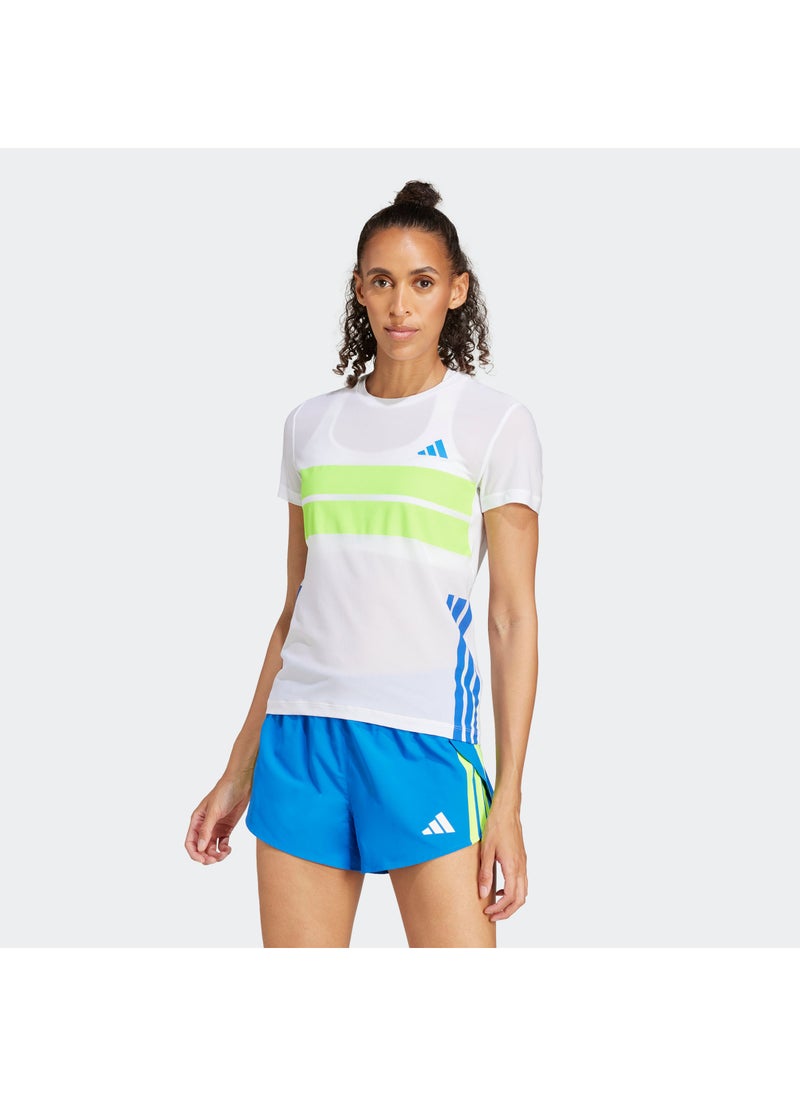 Adidas Adizero Retro Running T-Shirt - Image 1