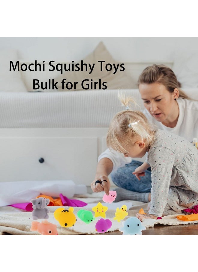 Bingcute 72 Pcs Mochi Squishy Toys, Kawaii Squishy Animals For Party Favors Classroom Prize Pinata Easter Fillers Fidget Toys Pack Bulk Squishies Toys  - Image 5