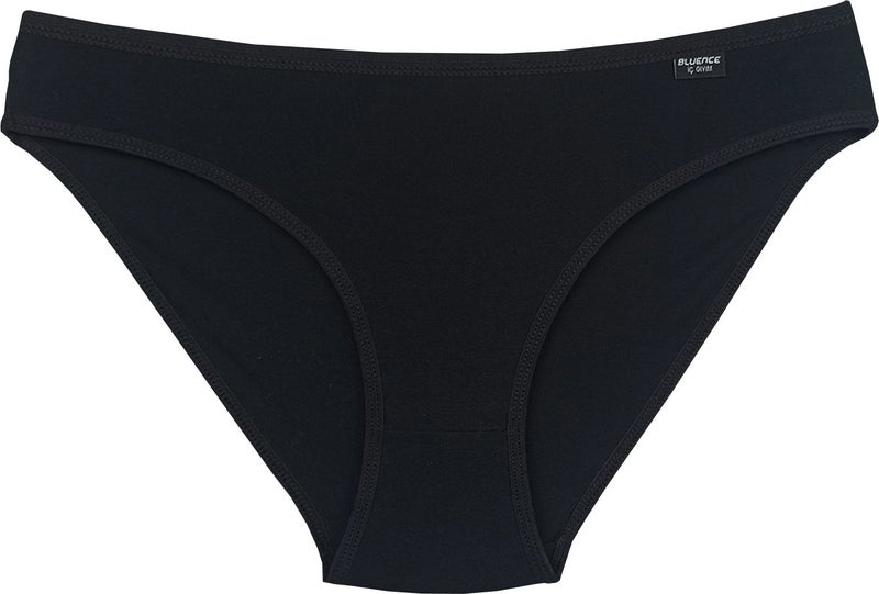 Bluence Women's Black Lycra Slip Panties