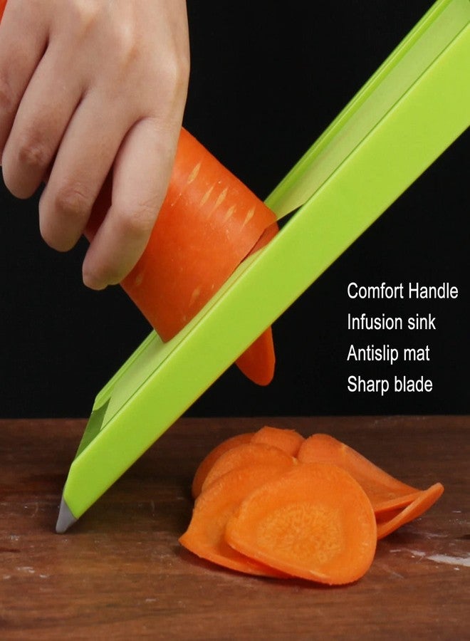 BORDSTRACT Mandoline Food Slicer, Kitchen Slicer for Potatoes, Onions, Stainless Steel Spice Chopper - Image 5