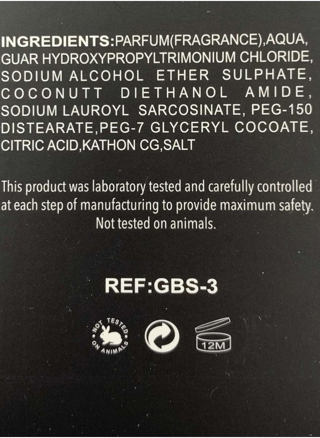 G.B.S Soft Scalp Pocket Shower Shampoo Hair Brush for Men and Women, Feel Clean, Fresh with Lavender and Citrus Shower Gel, Pack of 4  - Image 4