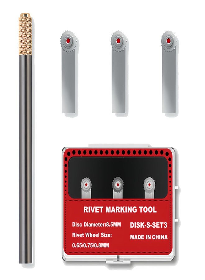 HUBEST Model Rivet Maker Tool with Handle for Model Hobby Craft Building Accessories Tool(Set S3) - Image 1