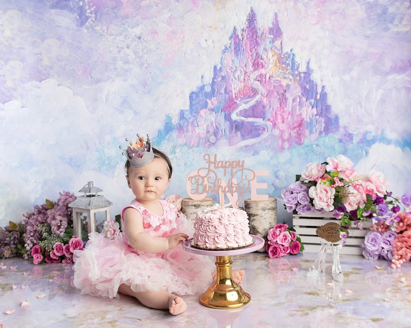 AHAORAY Happy Birthday Cake Topper - Rose Gold Glitter Happy Birthday Cake Bunting Decor - Birthday Party Cake Decoration Supplies  for Photo Booth Props - Image 5