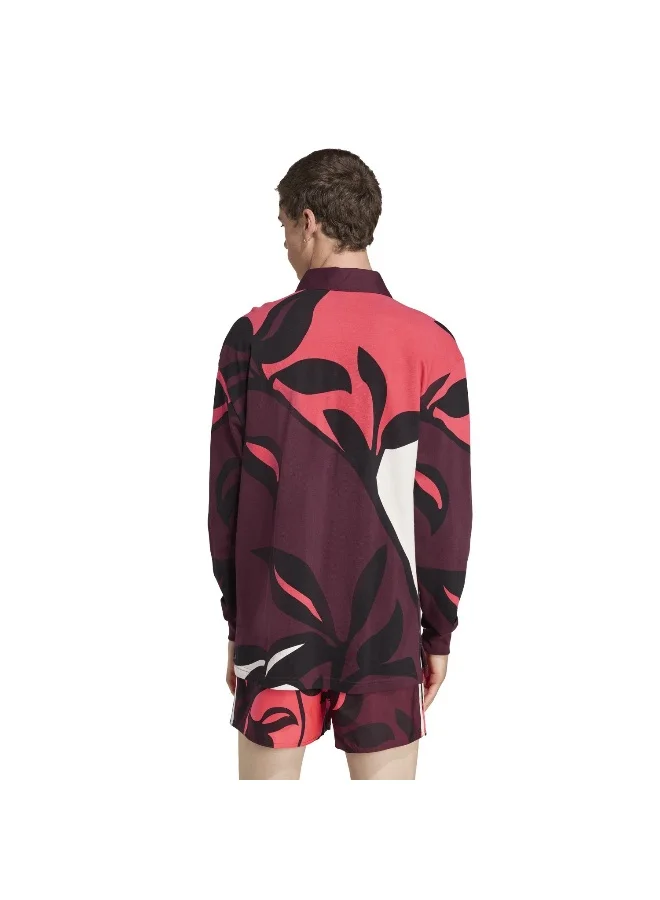 adidas Mer Sp Lspolo M Red Motorsport Polo Shirts For Men XS