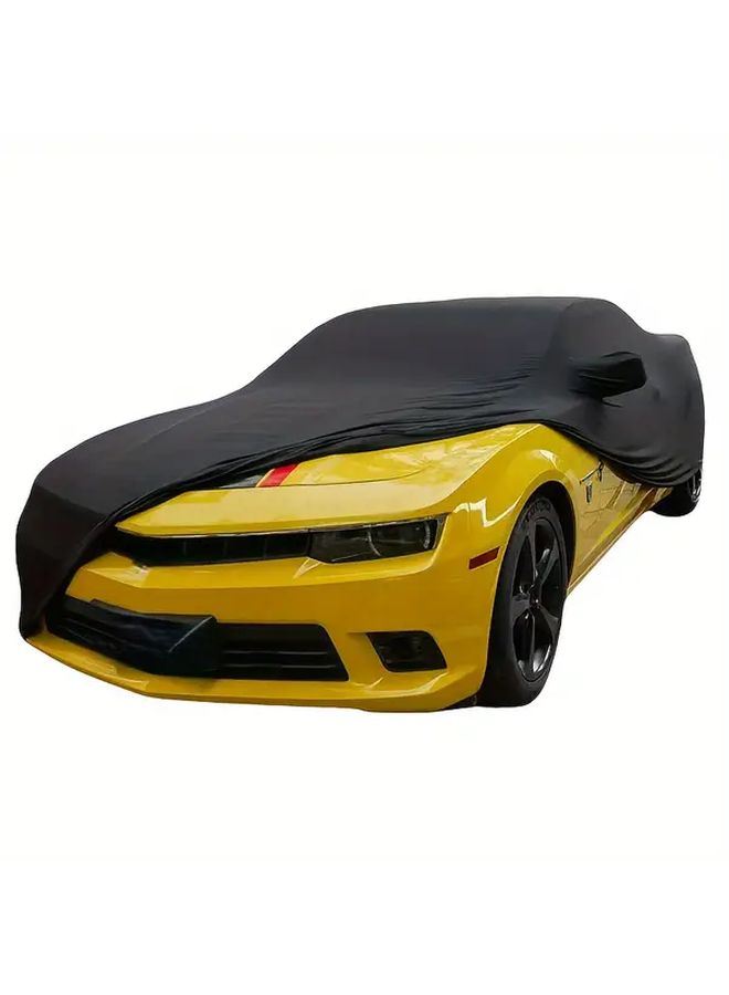 Black SUV M Elastic Car Cover Scratch Dust Protection Breathable Indoor Outdoor - Image 4