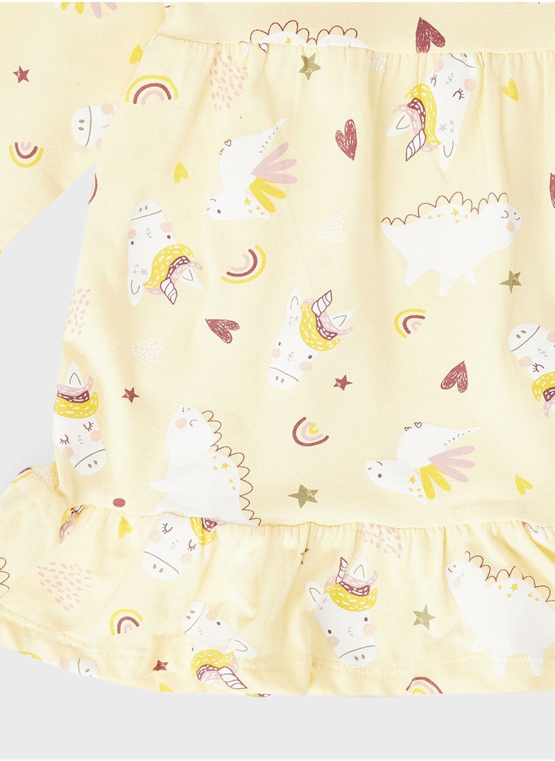 NAME IT Kids Printed Dress  - Image 3