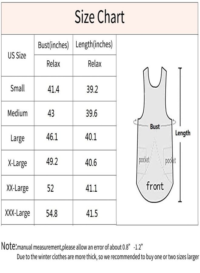 Larmliss Women’s Pinafore Square Apron Baking Cooking Gardening Works Cross Back Cotton/Linen Blend Dress with 2 Pockets - Image 2