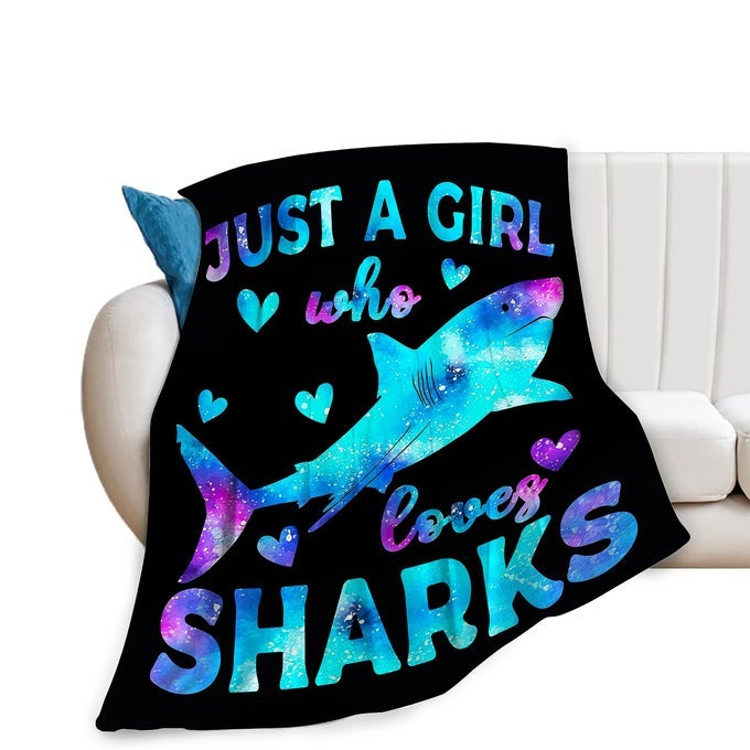 SHARK BLANKET CUTE SHARKS FLEECE THROW BLANKET FUZZY PLUSH SUPER SOFT COZY WARM SHARK BLANKETS DECOR GIFTS FOR GIRLS BOYS KIDS WOMEN 40X50