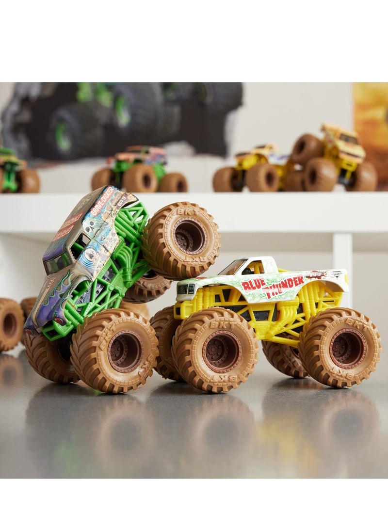 Monster Jam مونستر جام 1:64 مجموعة مفاجآت الطين 2-Pack - متنوعة، قد تختلف الأنماط - Image 4