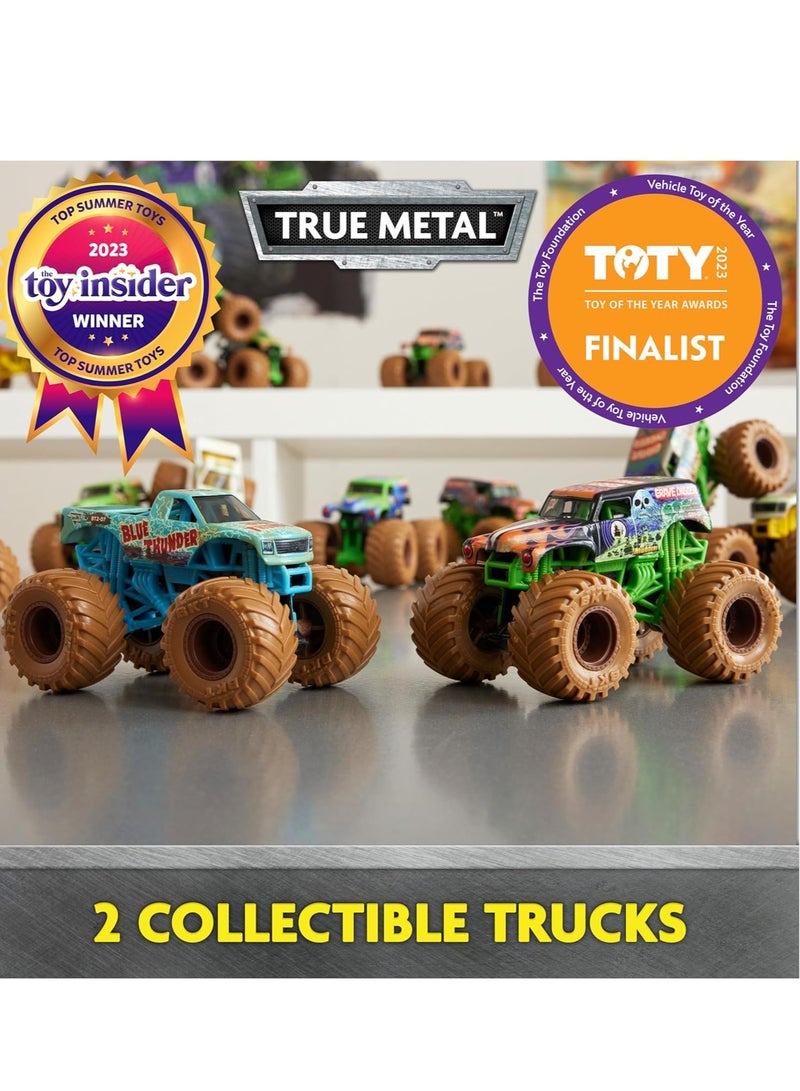 Monster Jam مونستر جام 1:64 مجموعة مفاجآت الطين 2-Pack - متنوعة، قد تختلف الأنماط - Image 3
