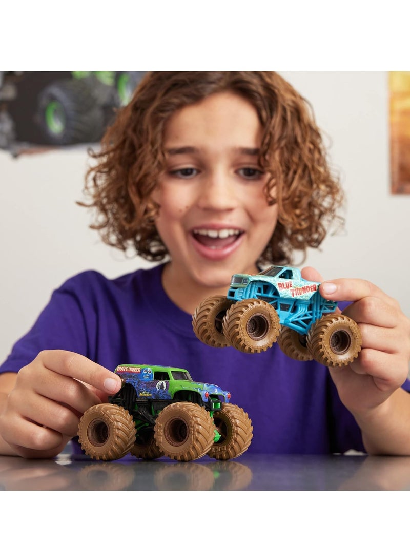 Monster Jam مونستر جام 1:64 مجموعة مفاجآت الطين 2-Pack - متنوعة، قد تختلف الأنماط - Image 5