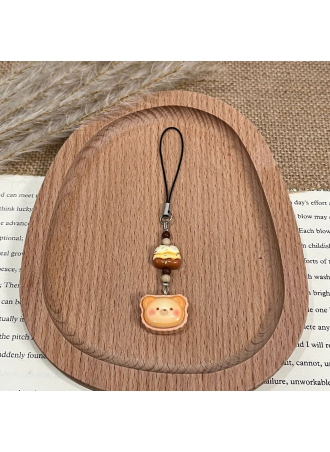 NIBEMINENT Phone Charm/ Chain Strap for Women Girls, Animal World Toy Cell Phone Case Lanyard Wrist Strap 