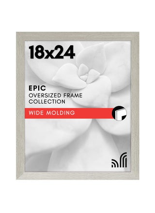 Americanflat 18x24 Poster Frame with Polished Plexiglass  Wide Picture Frames Made of Engineered Wood for Vertical or Horizontal Wall Display  Epic Collection  Grey - pzsku/Z3616B285EA37F70D35F2Z/45/1749491313/d71fc9c8-686a-4c6e-8bf4-855a9fca5a7b