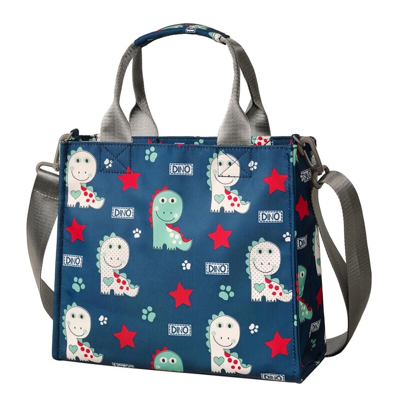 PHEBEN Store Small Diaper Bag Tote Waterproof Travel Mini Diaper Bag Multi-Function Baby Handbag Crossbody Purse(Cute Dinosaur) - Image 1