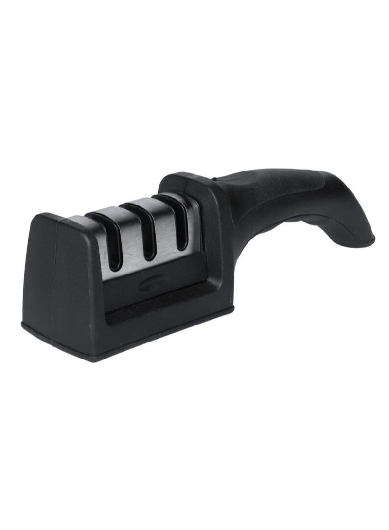 Rahalife Knife Sharpener – Easy-to-Use, Durable Sharpener for Kitchen Knives with Non-Slip Base - Assorted Colours - Image 1