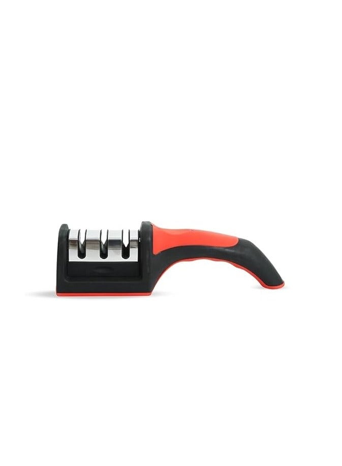 Rahalife Knife Sharpener – Easy-to-Use, Durable Sharpener for Kitchen Knives with Non-Slip Base - Assorted Colours - Image 2