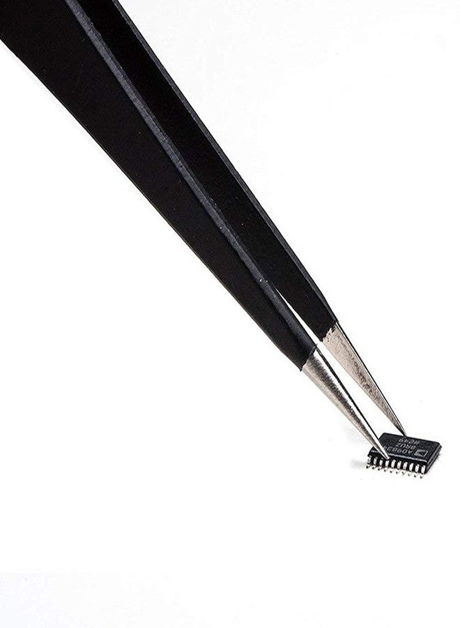 Fadman 5 in 1 Satinless Steel Tweezer Set (Powder Coated). - Image 3