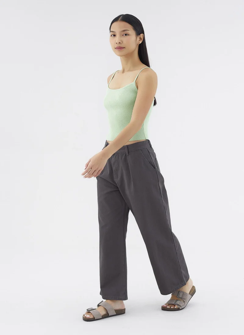 The Editor's Market Marloe Rib Crop Top