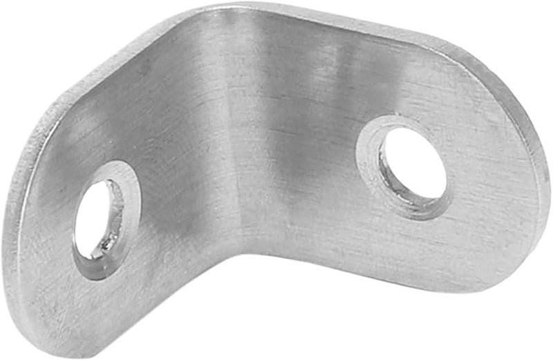 50Pcs L Shape Corner Brackets With 100 Screws For Shelves Furniture Cabinet Drawer - Image 2