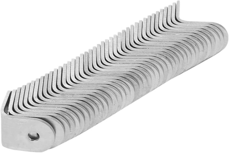 50Pcs L Shape Corner Brackets With 100 Screws For Shelves Furniture Cabinet Drawer - Image 5