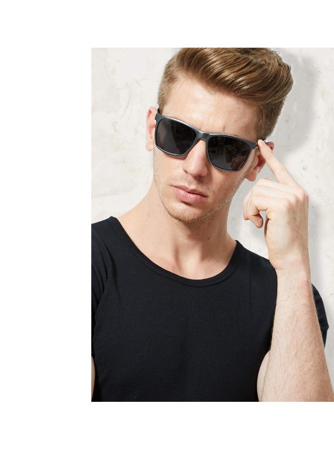 Sunglasses Smart Bluetooth Sunglasses and Headphones Bilateral Stereo Sound Hands-Free Calling Music Audio Mic Sunglasses High-Efficiency Sunscreen - Image 3