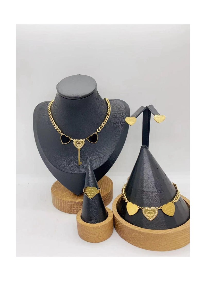 Contemporary Emblem Jewelry Set 