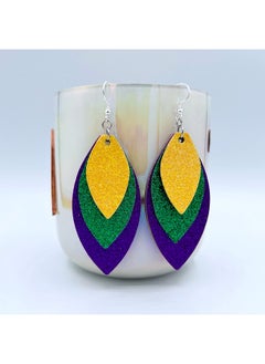 Purple Gold Green Earrings For Women - Mardi Gras Jewelry - Mardi Gras Accessories (Power) - pzsku/Z3616FB6680BFB03A2C32Z/45/_/1735816764/660cc76d-6541-4f3a-a8a6-d4fe57a2384a