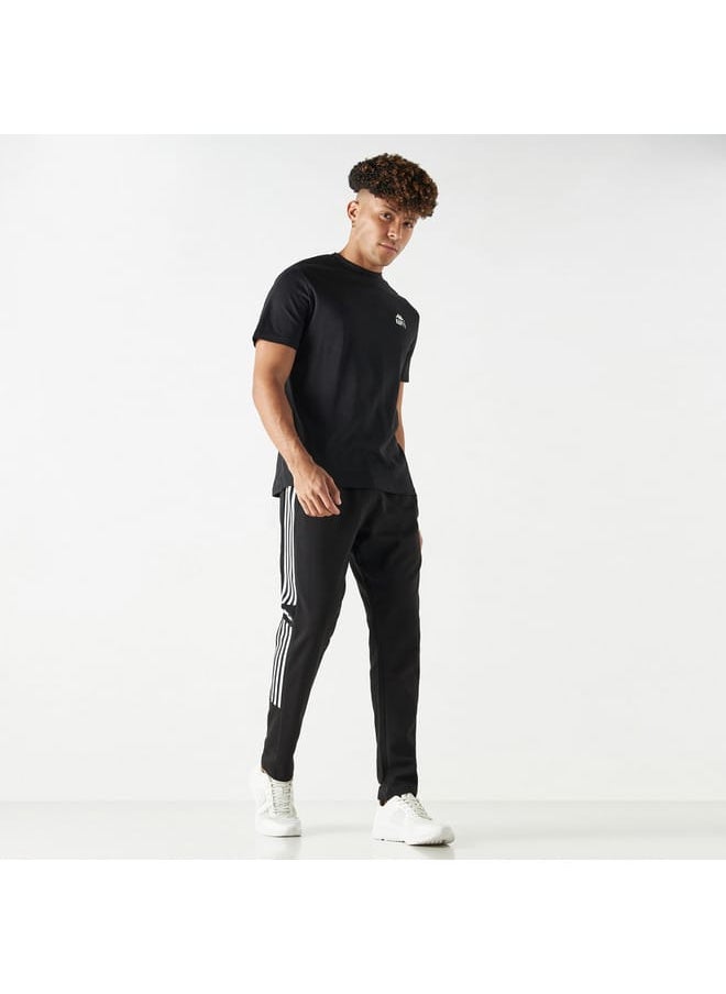 Kappa - Kappa Logo Print Track Pants with Drawstring Closure and Pockets - Image 1
