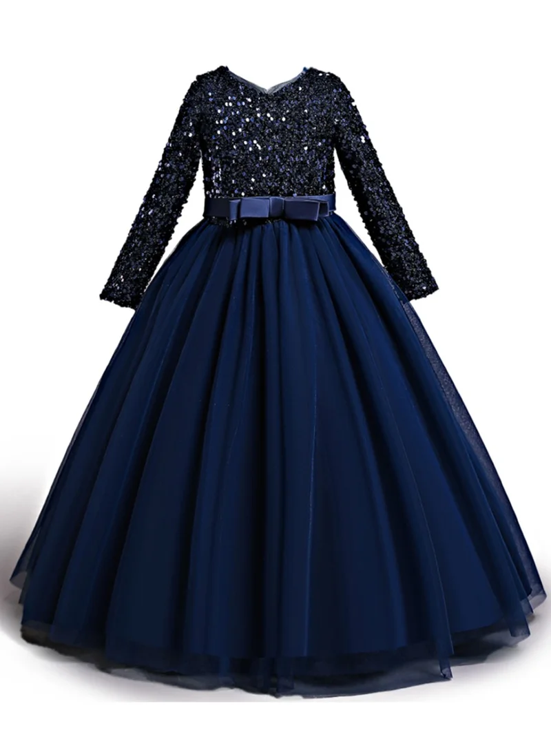D'Daniela Sequin Bodice Tulle Dress