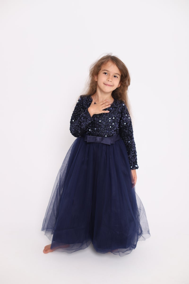 دىدانيالا فستان تول بصديري مرصع بالترتر - Image 3