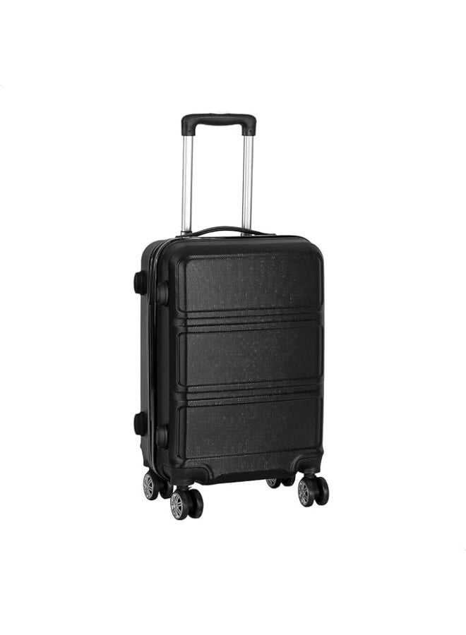 20-Inch Wheeled Travel Bag – Black, Lightweight & Durable - Image 1
