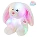 BSTAOFY Bunny Stuffed Animal Light up White Bunny Soft Plush Toy LED Rabbit Lop Ear Night Light Stuffed Animals Easter Birthday Easter Christmas Festival Gift for Kids Toddlers 8 - Image 3